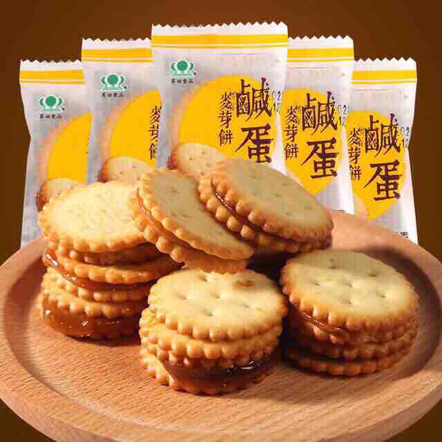 Bánh quy trứng muối Đài Loan, 500g
