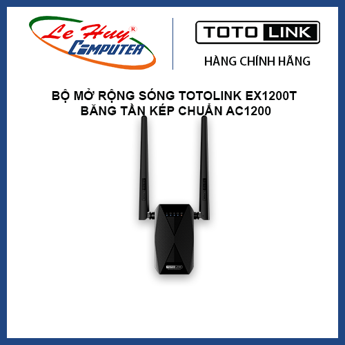  Bộ mở rộng sóng Wifi Totolink EX1200T băng tần kép chuẩn AC1200 