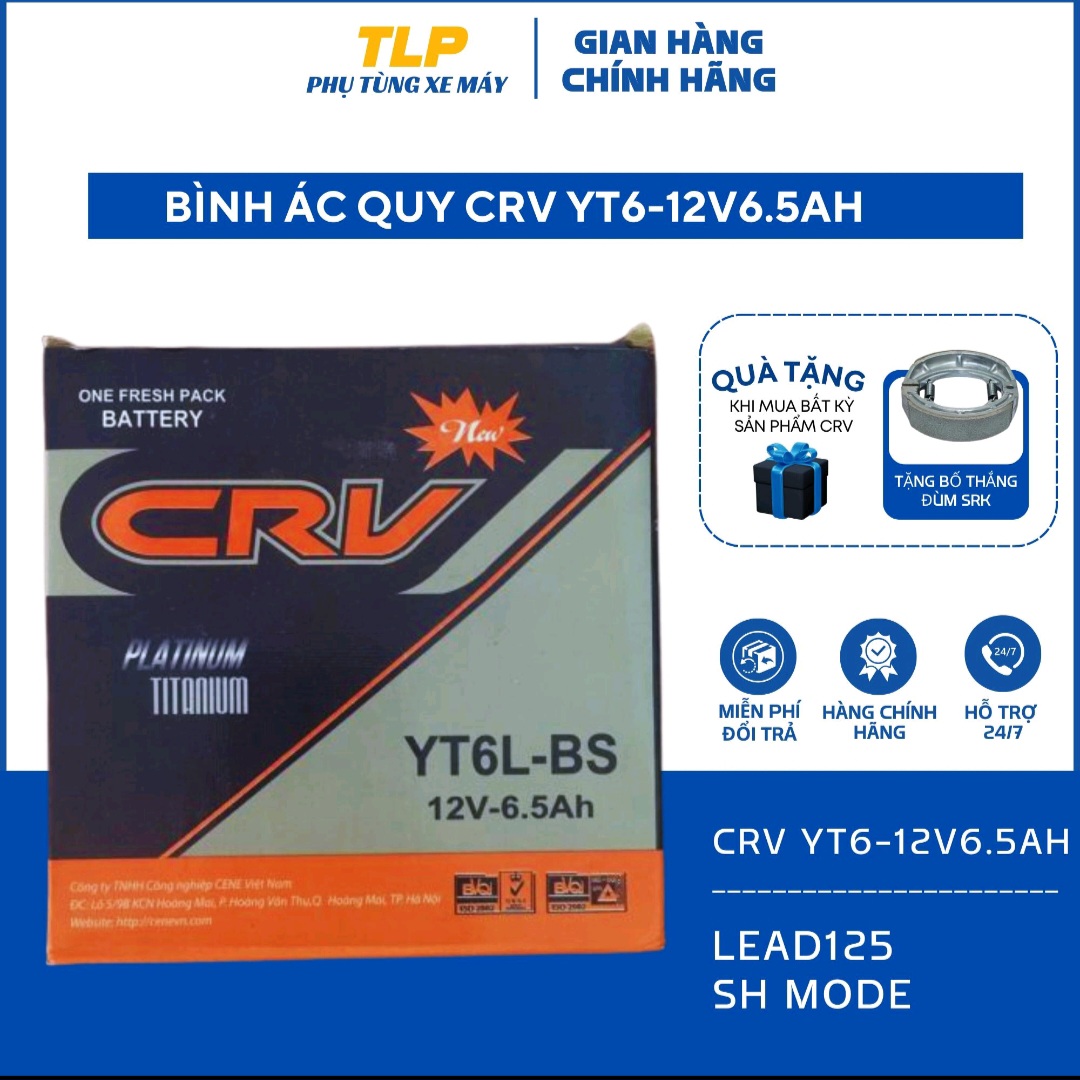 BÌNH ẮC QUY XE SH MODE, VISION 125, AB 125, LEAD - BÌNH LỠ