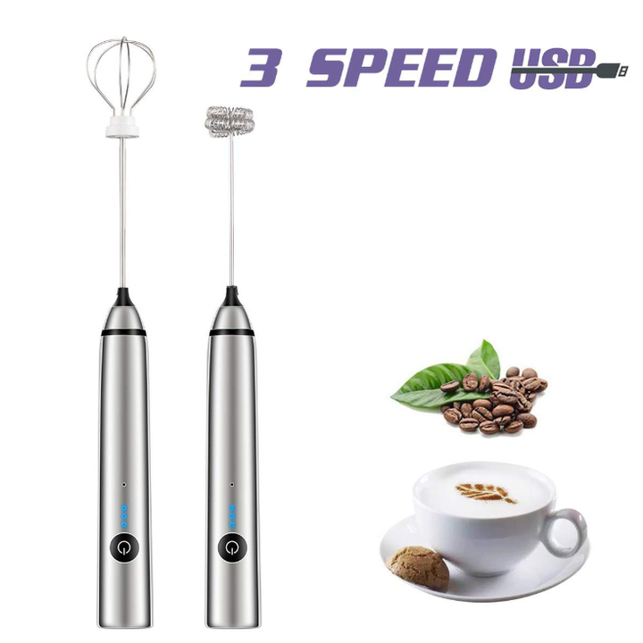 Máy tạo bọt cầm tay đánh sữa, cafe, đánh trứng MFB1501D, tích hợp 3 tốc độ đánh