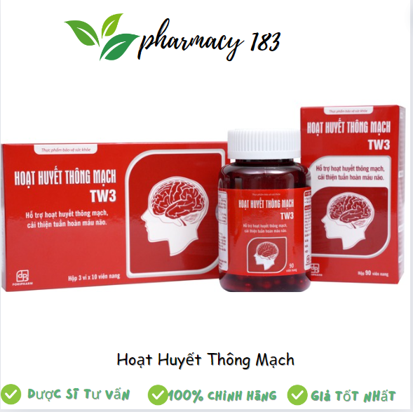 ✅[Chính hãng] Hoạt Huyết Thông Mạch TW3 hỗ trợ hoạt huyết thông mạch, cải thiện tuần hoàn máu não