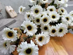 [HCM]1 Bụi hoa cúc dại giả tông màu khô 7 nhánh - Hoa giả - Hương Flower