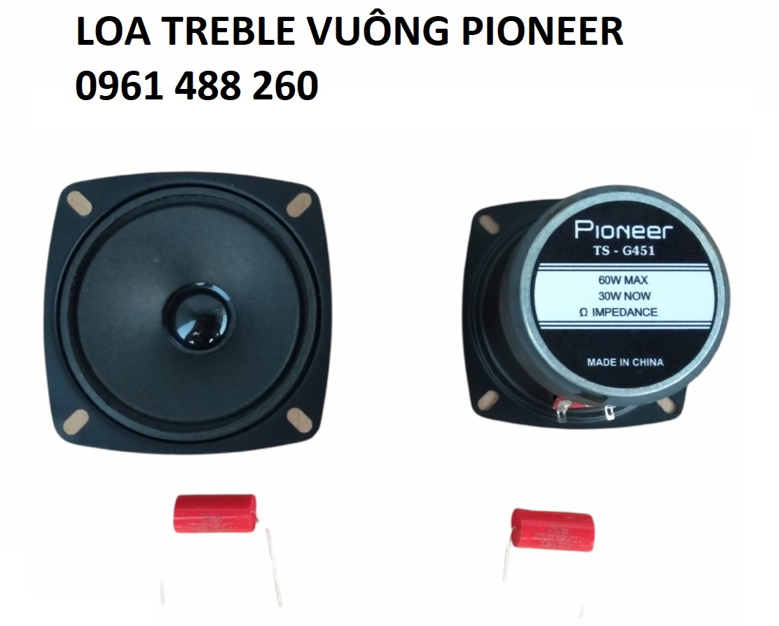 Loa treble pioneer vuông hàng nhập china tặng tụ đỏ xịn