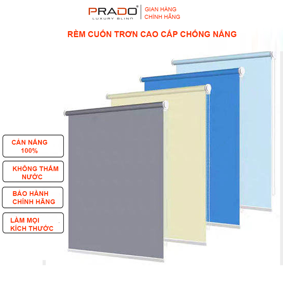 Rèm cuốn chống nắng prado rèm cửa sổ loại 1, cản sáng 100% làm theo yêu cầu