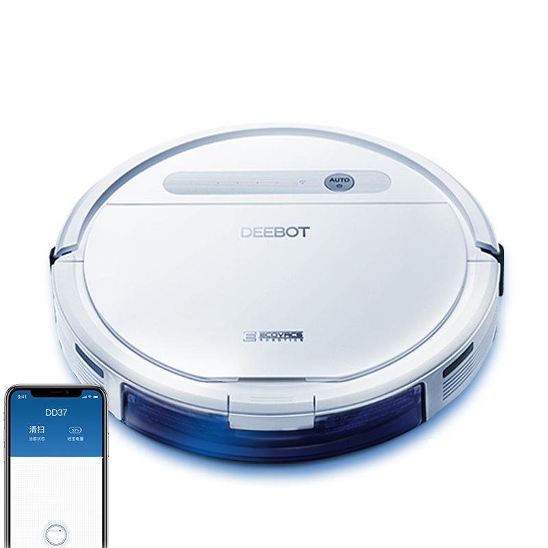 Robot hút bụi lau nhà thông minh ECOVACS DD37 lực hút 1000PA, độ ồn   50dB, pin 3000mAh - Shop Aquahome