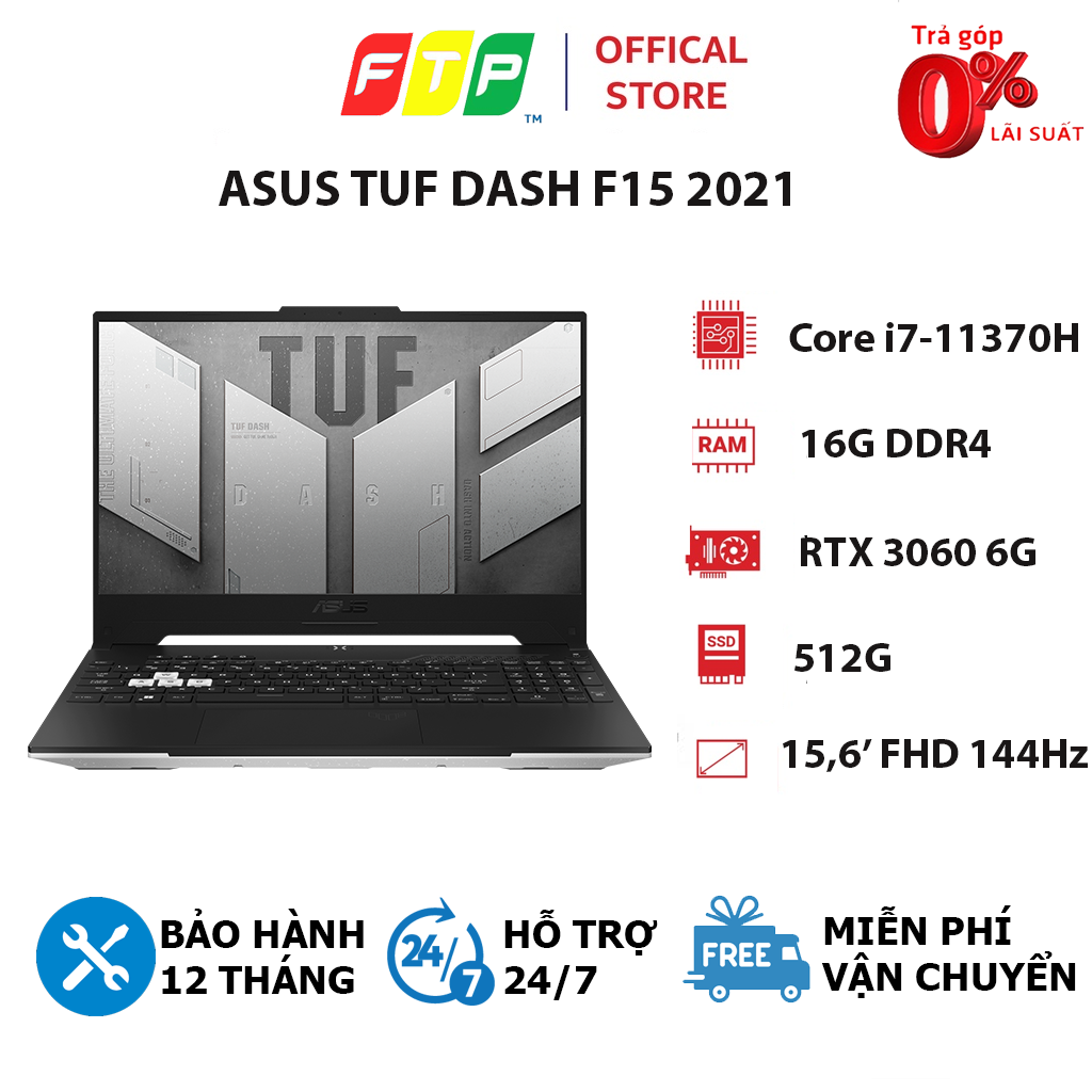 Laptop asus tuf dash 2021
