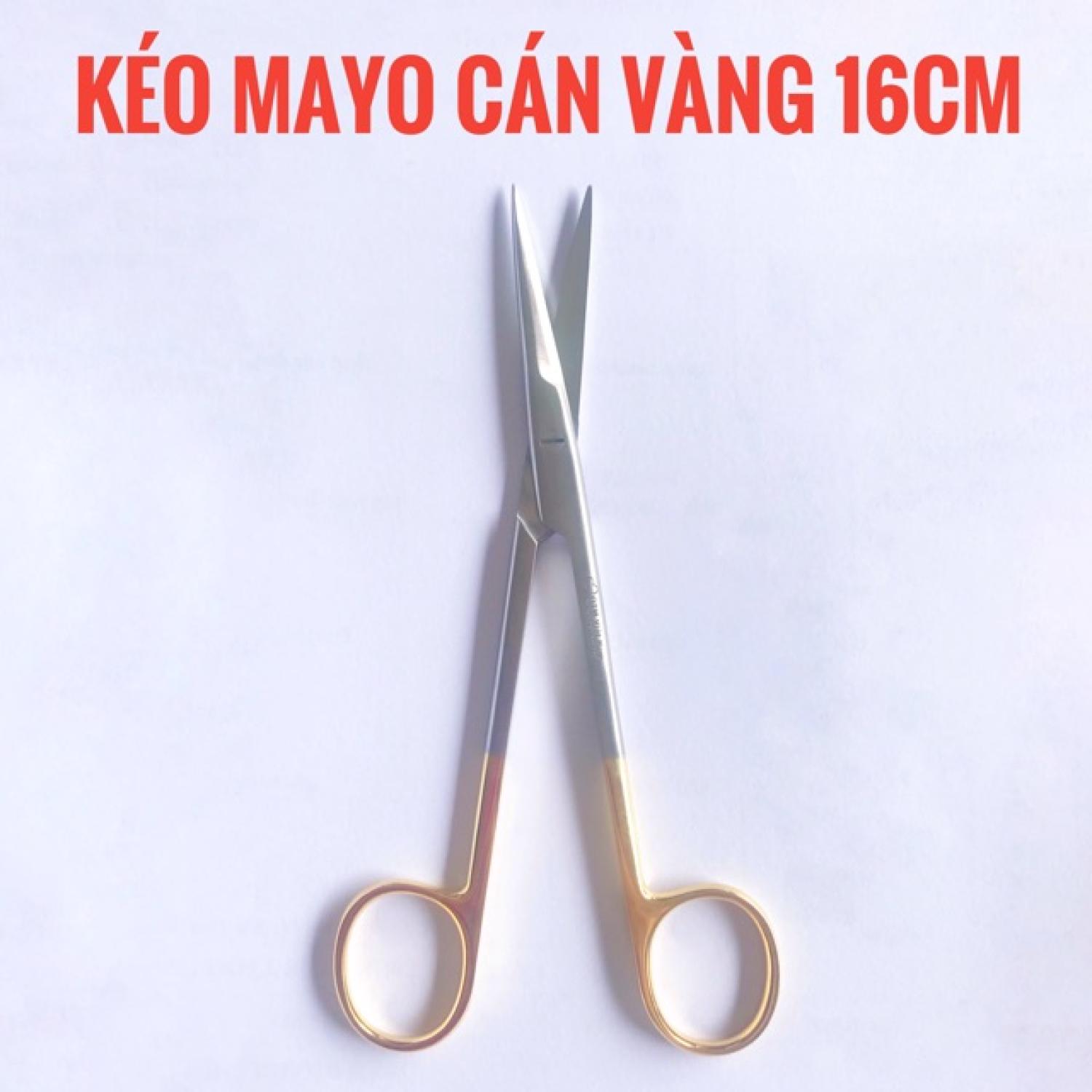 Kéo mayo cán vàng 16cm phẫu thuật