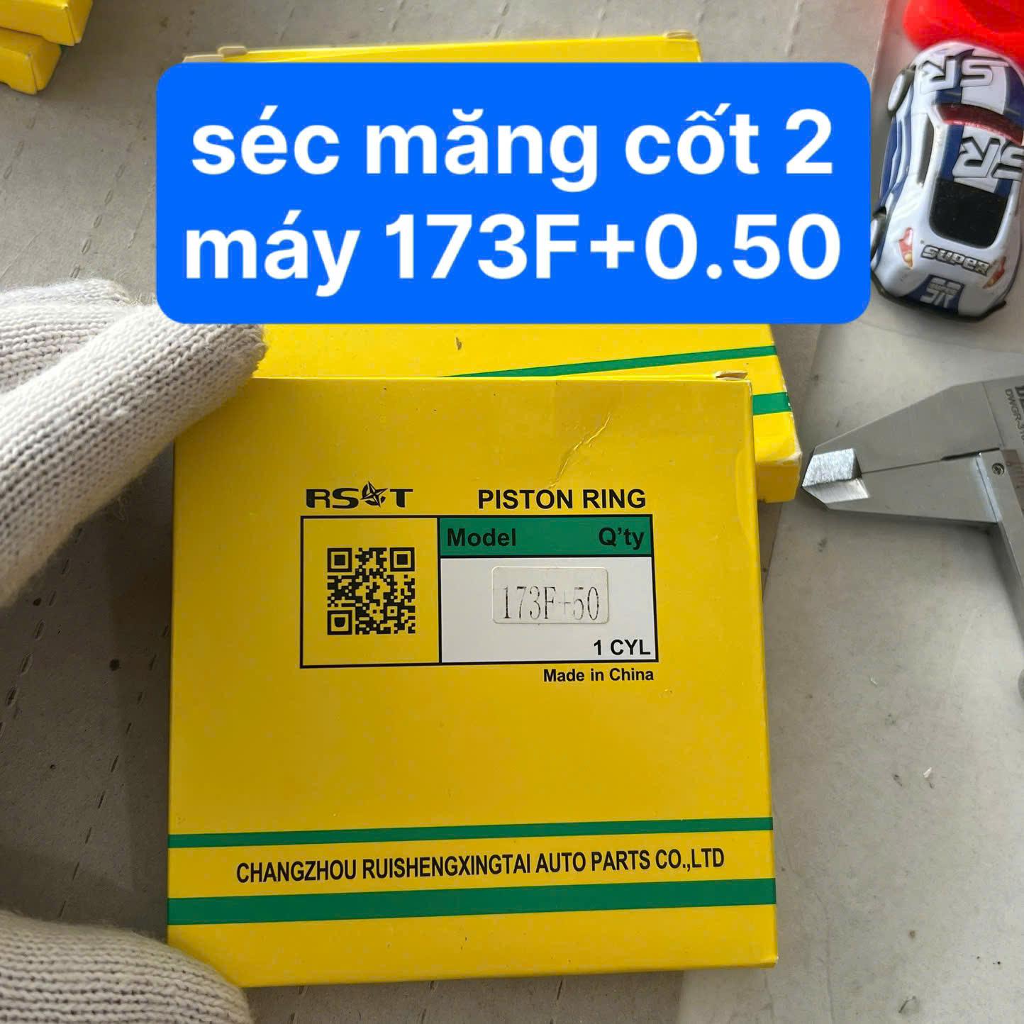 Séc Măng Cốt 2 Máy 173F + 0.50 Xéc Măng Máy Dầu 173F + 0.50 Cost 2 173F Máy Cày Và Máy Phát Điện (kho 6102)