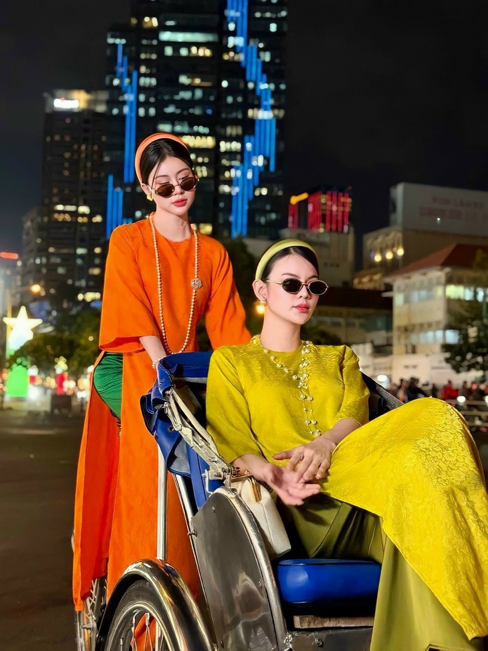 Áo dài gấm cách tân hàng loại 1 cao cấp