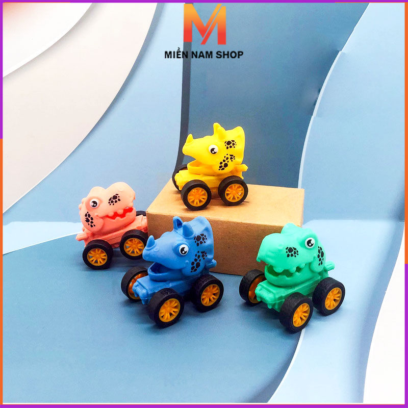 Xe đồ chơi đầu khủng long mini động cơ dây cót