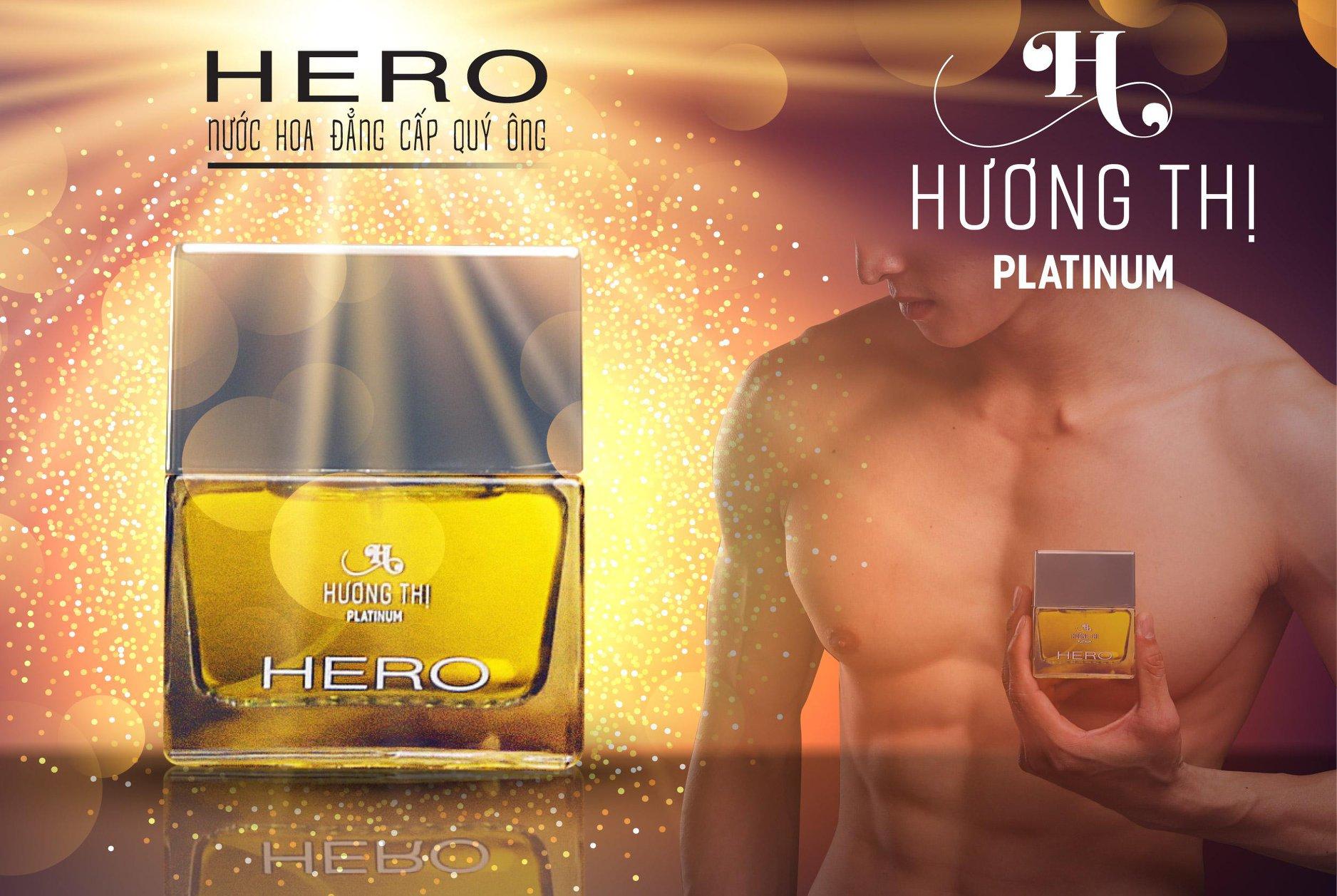 [HCM]Nước hoa cao cấp dành nam giới Hero HƯƠNG THỊ PLATINUM (50ml)