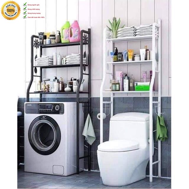 Kệ để sau máy giặt sắt sơn tĩnh điện siêu tiêu lợi