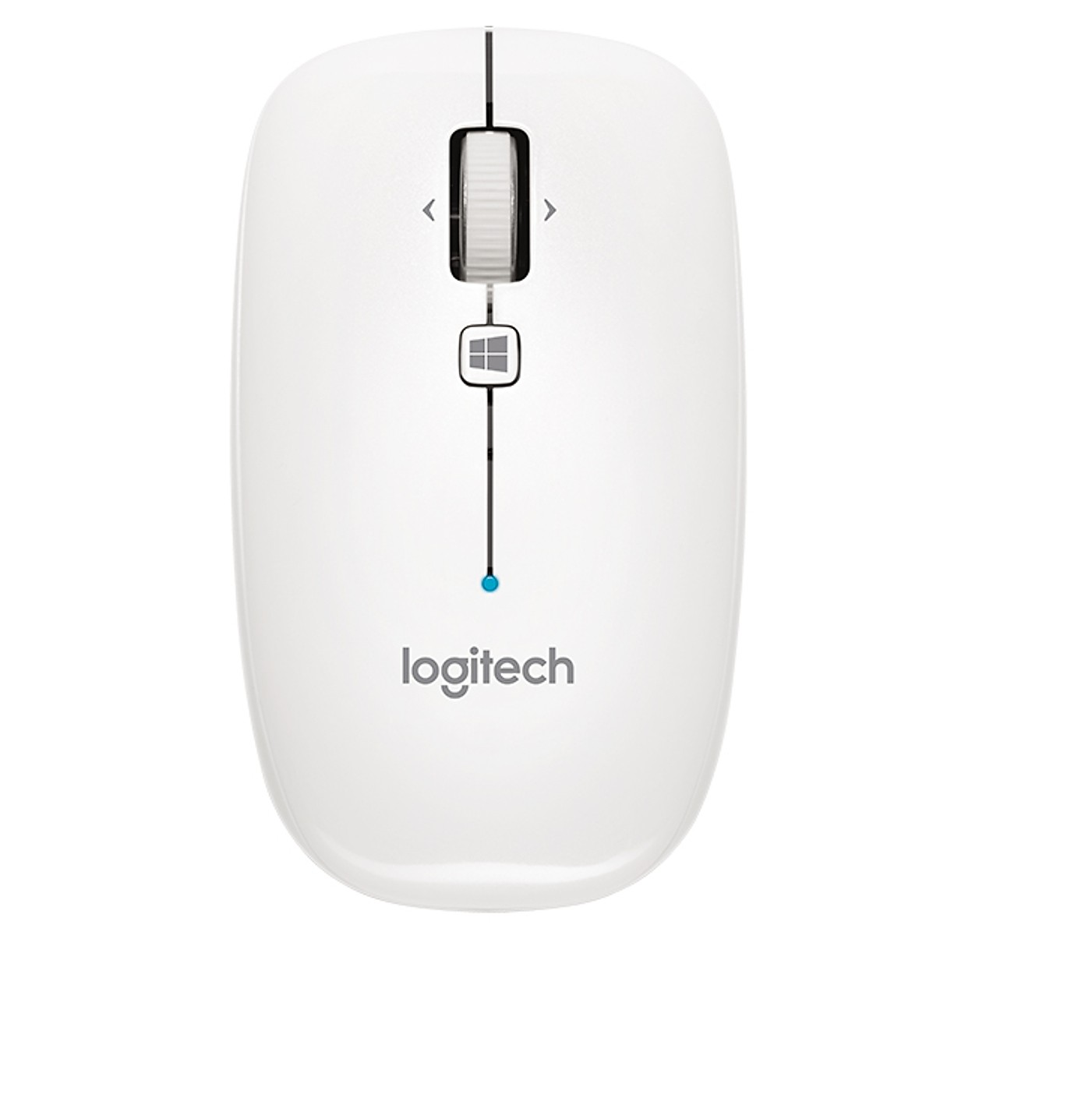 [HCM]Chuột không dây bluetooth Logitech M557 (Trắng Ngọc Trai) - Hãng phân phối chính thức