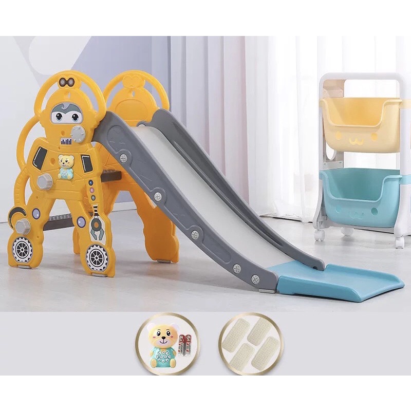 CẦU TRƯỢT CHO BÉ YÊU HÌNH THÚ ĐẸP CHO BÉ KÈM PHỤ KIỆN