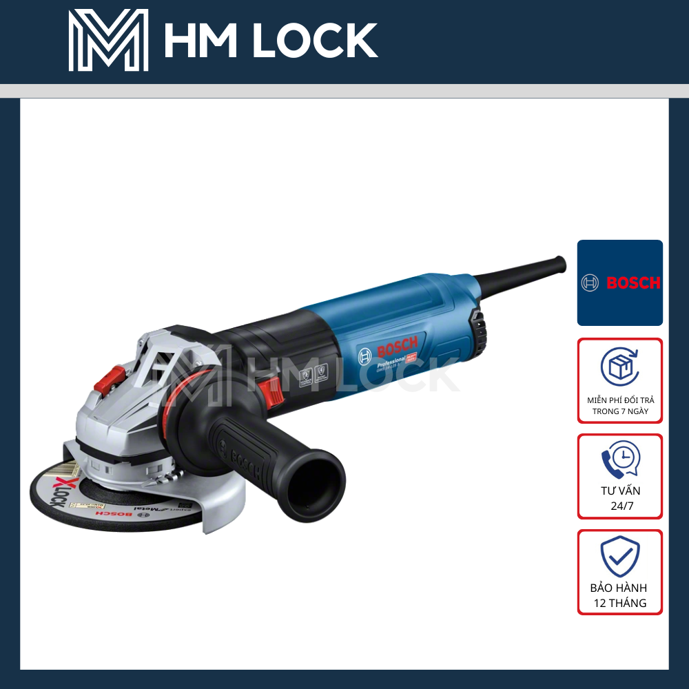 MÁY MÀI GÓC 125MM / 1400MM BOSCH GWS 14-125 S - CHỈNH TỐC ĐỘ - HÀNG CHÍNH HÃNG - 06017D0100