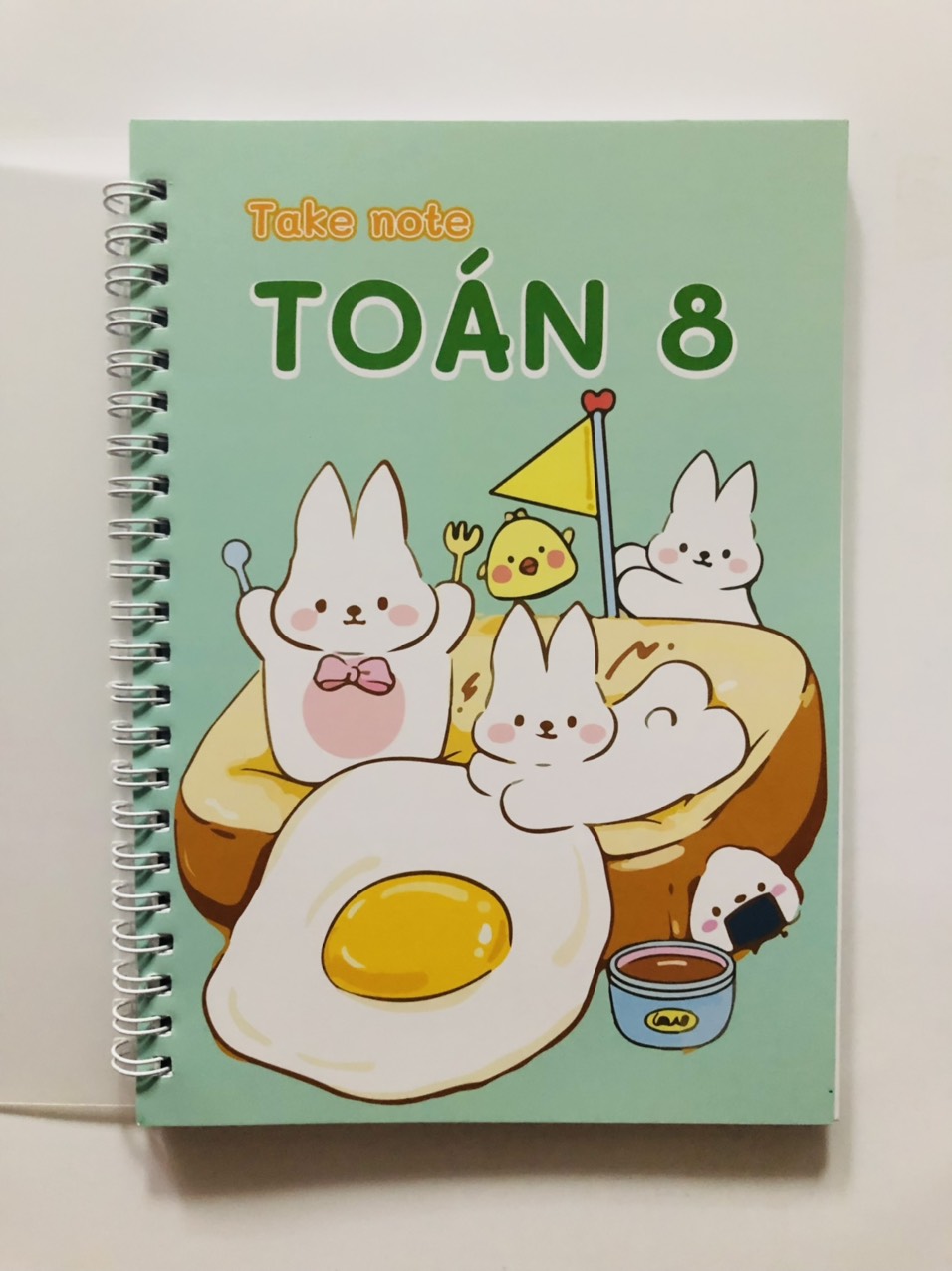 Sổ tay ghi chú Takenote toán 8,tổng hợp kiến thức môn toán lớp 8