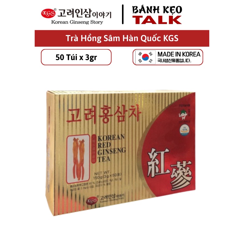 Trà hồng sâm hàn quốc kgs 150g .