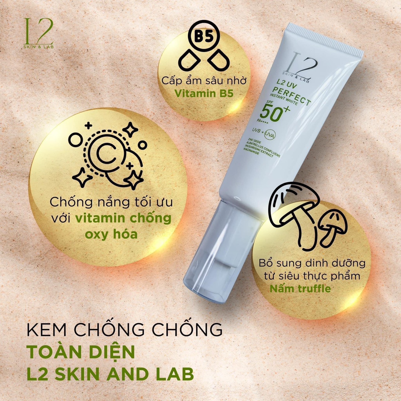 [FreeShip Max] - Kem Chống Nắng L2  bảo vệ da khỏi ánh nắng trực tiếp- KhoMyPhamCT