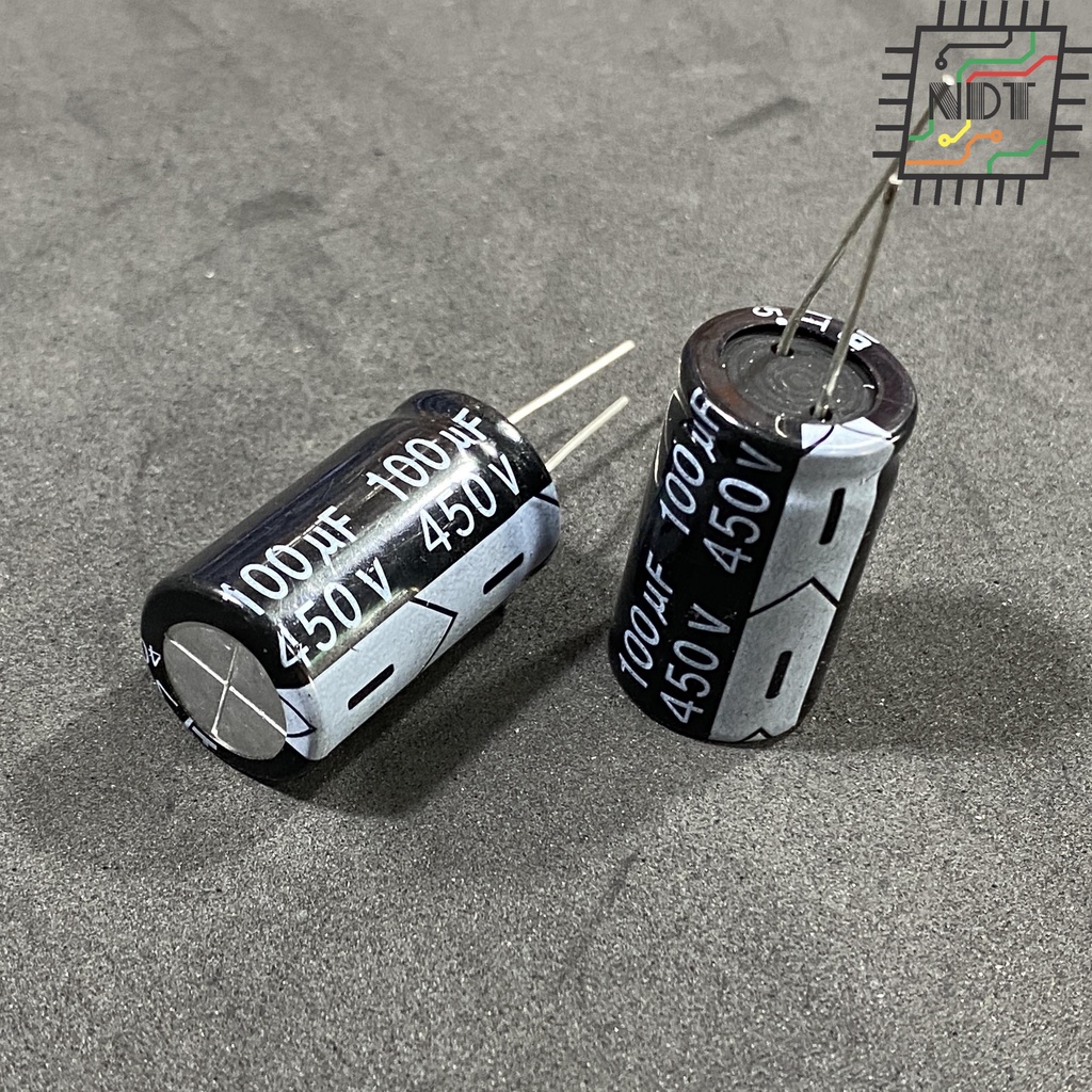Combo 5 chiếc tụ hóa 100uf 450v 18x31mm _ndt2kshop