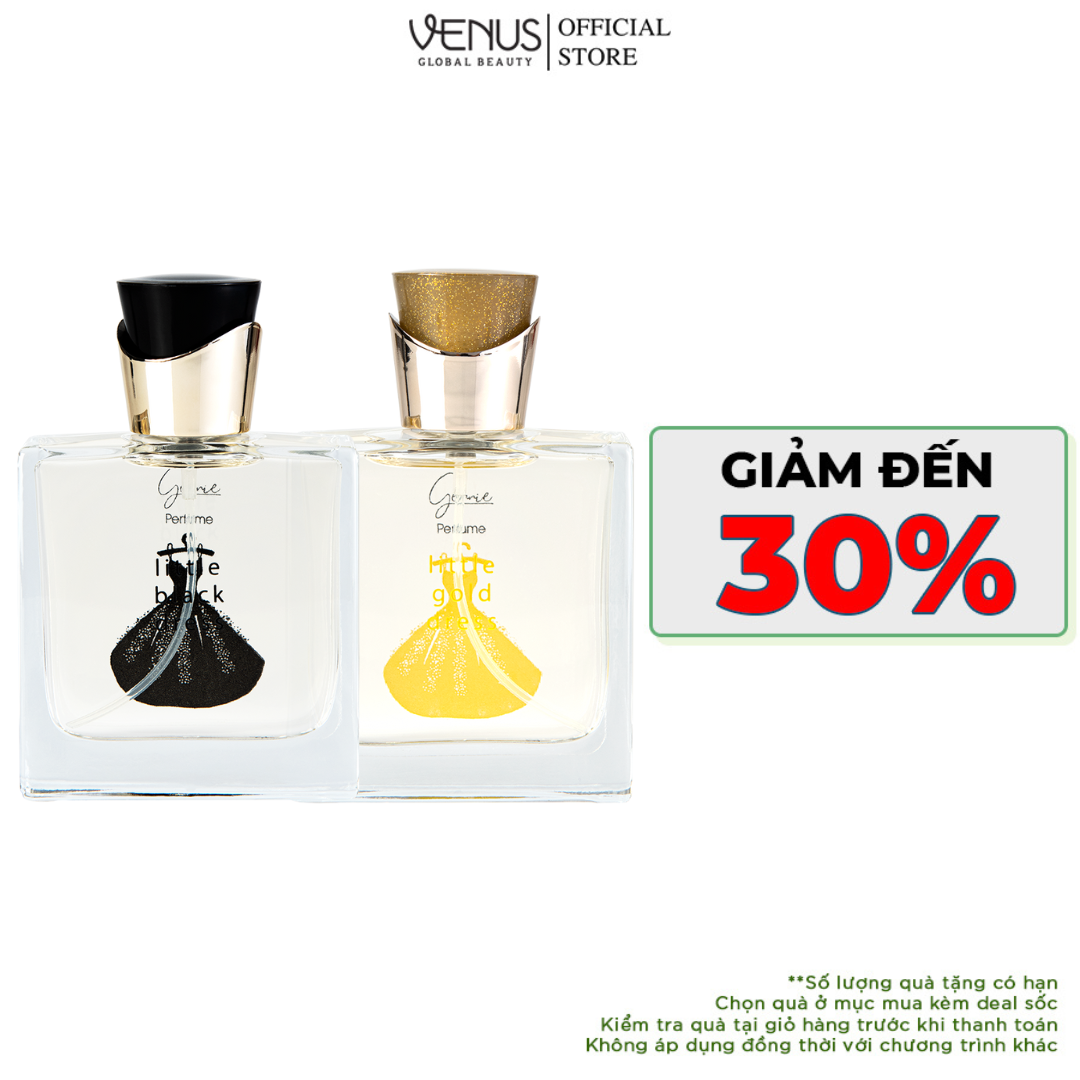 Bộ đôi Nước hoa Nữ Gennie Little Black + Gold Dress 50ml
