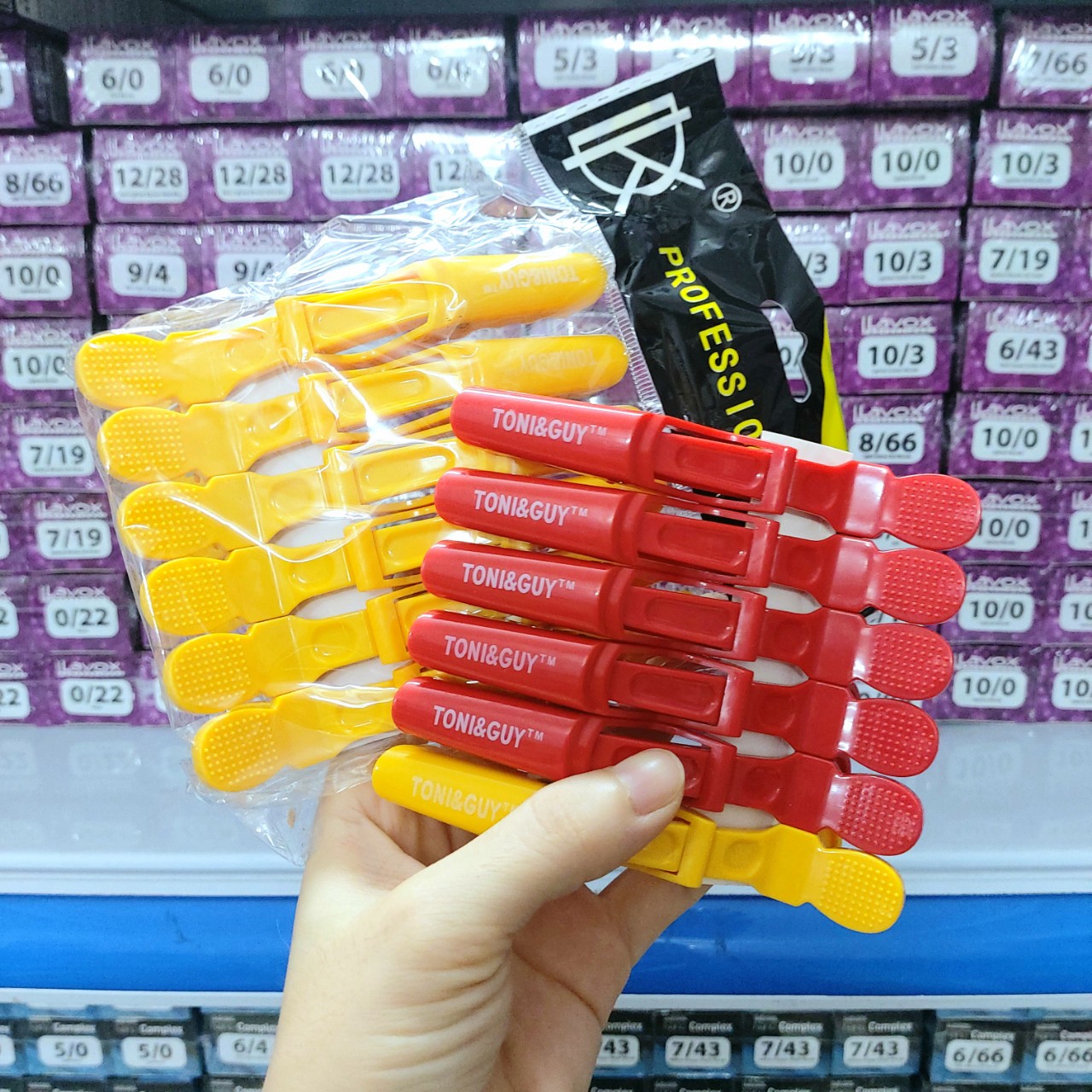 Sét 6 cây kẹp cá sấu loại 1- dụng cụ hỗ trợ làm tóc