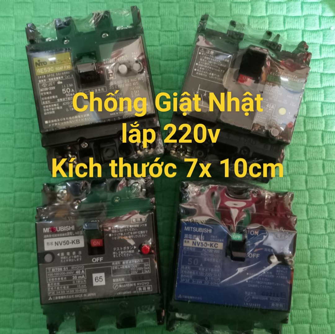 APTOMAT CHỐNG GIẬT NHẬT BẢN 1PHA
