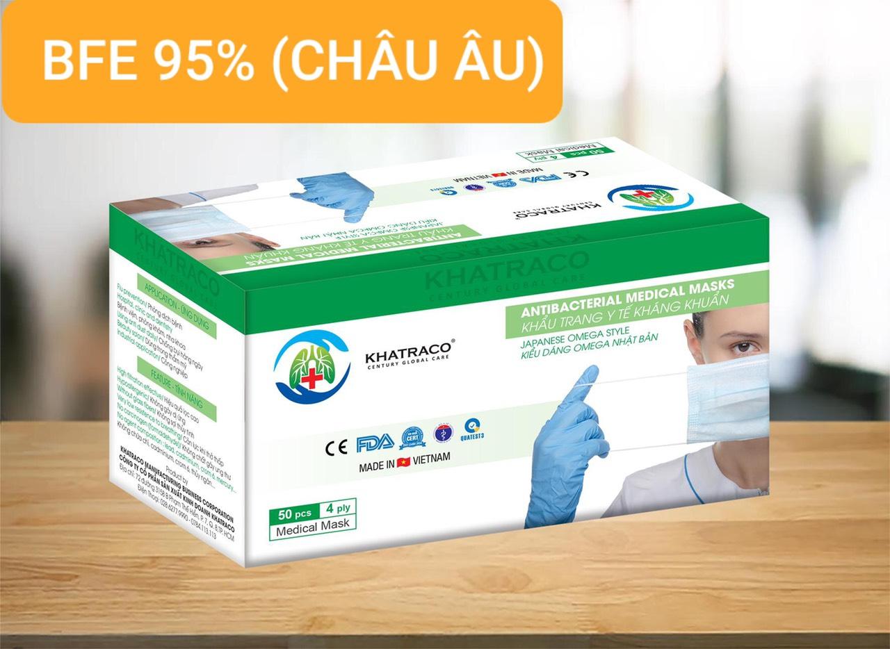 Hộp Khẩu Trang Y Tế Khatraco Shelton 50 chiếc