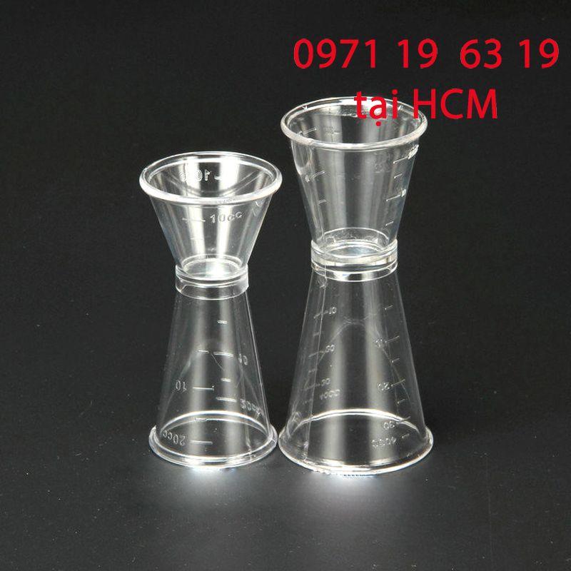 Jigger nhựa 2 đầu 20-40ml