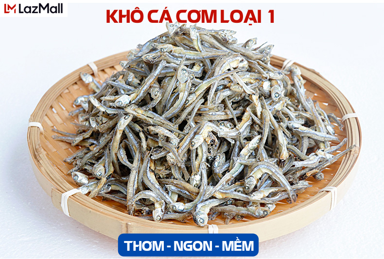 Cá cơm kho tiêu ngon, cá cơm khô bỏ đầu đặc sản Nha Trang đóng túi hút chân không