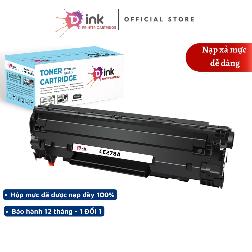 Hộp mực cao cấp tdink 78a - dùng cho máy in laser hp p1560 / p1566 / m1536 ...