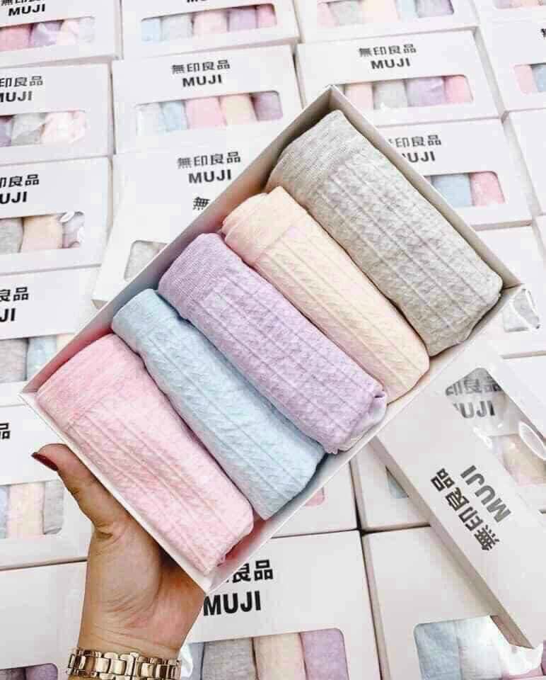 HỘP 5 QUẦN LÓT MUJI TĂM TRE XUẤT NHẬT