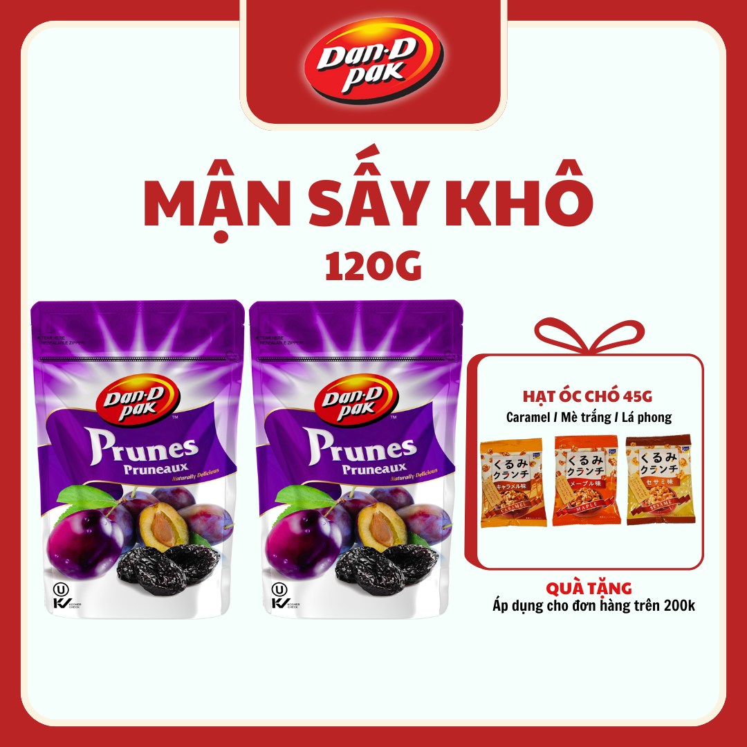 Mận sấy dẻo nhập khẩu 120g dan d pak