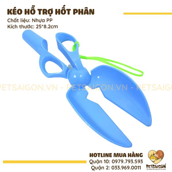 Kéo hỗ trợ hốt phân chó mèo