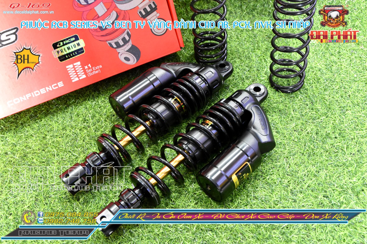 Phuộc rcb series vs chính hãng size 320mm dành cho ab, nvx, pcx..