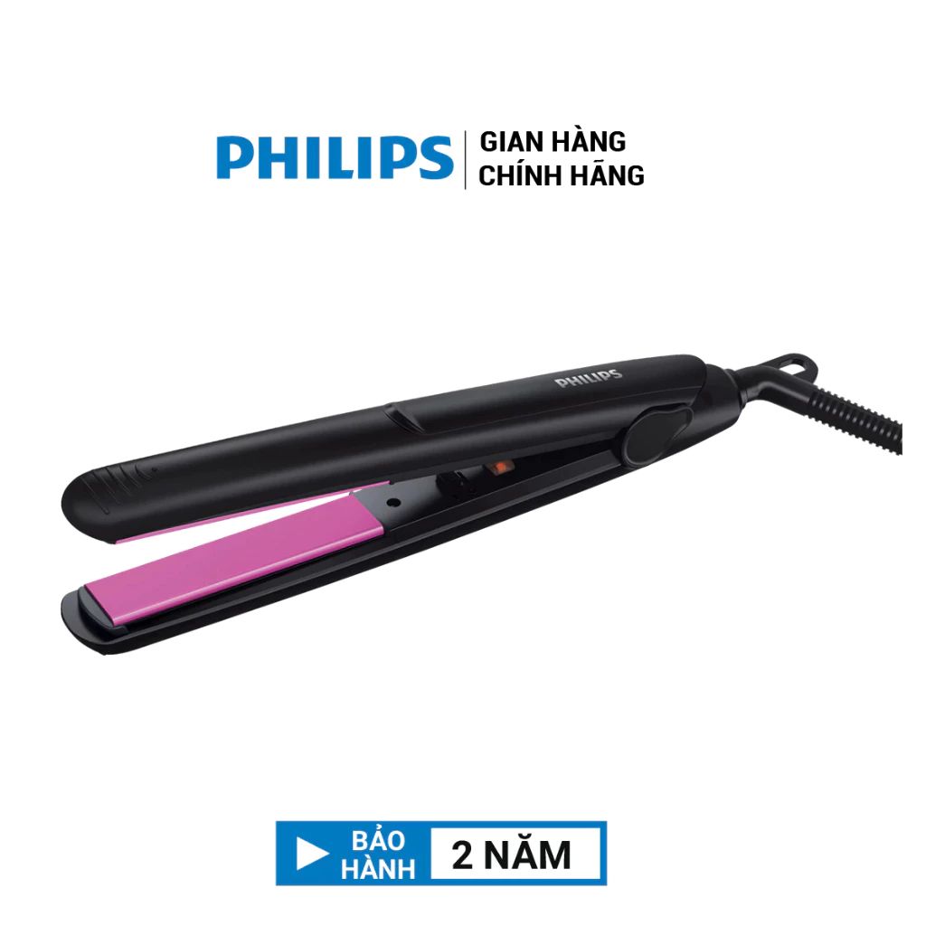 Máy ép tóc, máy là tạo kiểu tóc Philips, tạo kiểu dễ dàng, an toàn không gây hư tổn, bảo hành 2 năm chính hãng - HP8401