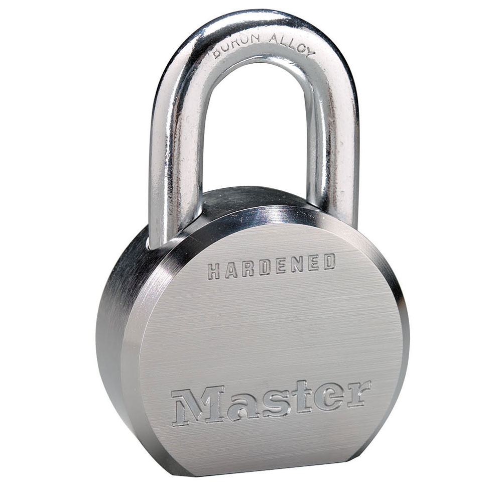 Khóa chống cắt master lock 6230 4key thân thép mạ chrome 64mm - tievn