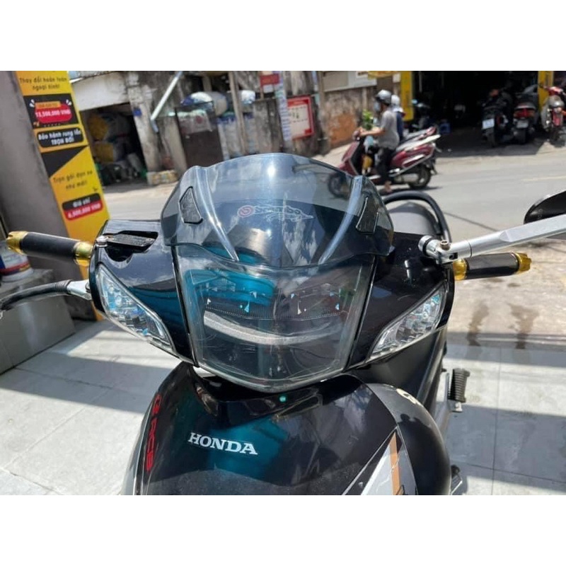 Mão chắn gió kiểu Sh gắn Wave A Rs Winner v1 Exciter 150 Đen trong