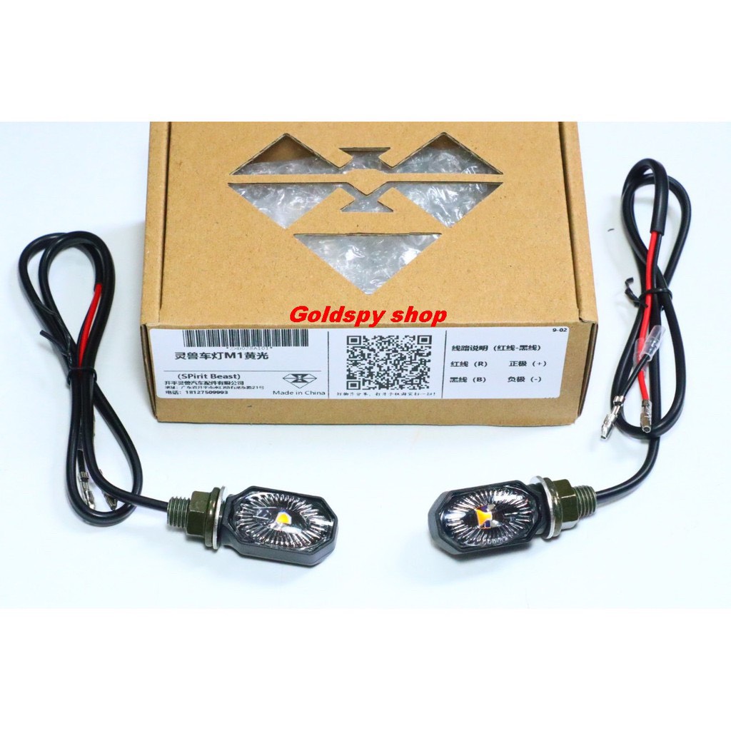 Đèn led xi nhan Spirit Beast M1 cho exciter155 vva-giá 1 cặp