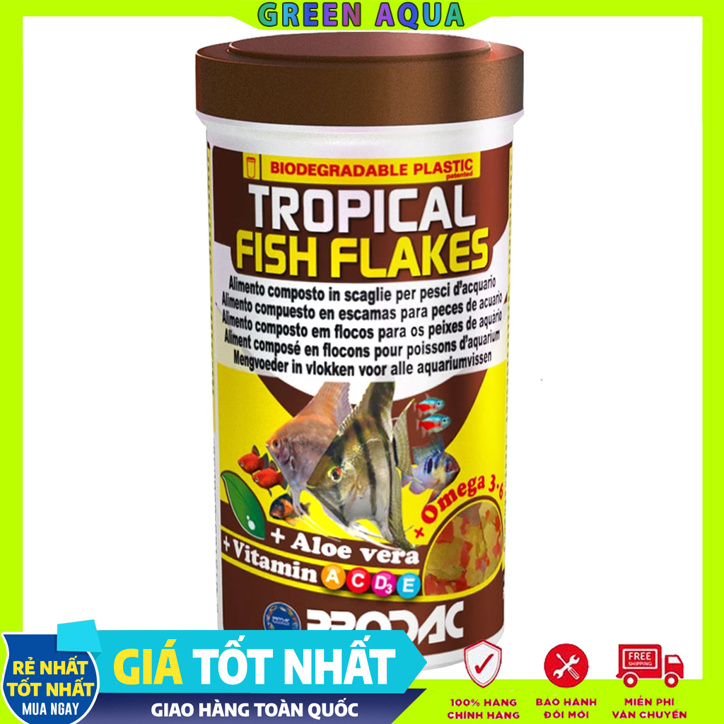 PRODAC - Tropical Fish Flakes Thức ăn khô cho cá cảnh thủy sinh