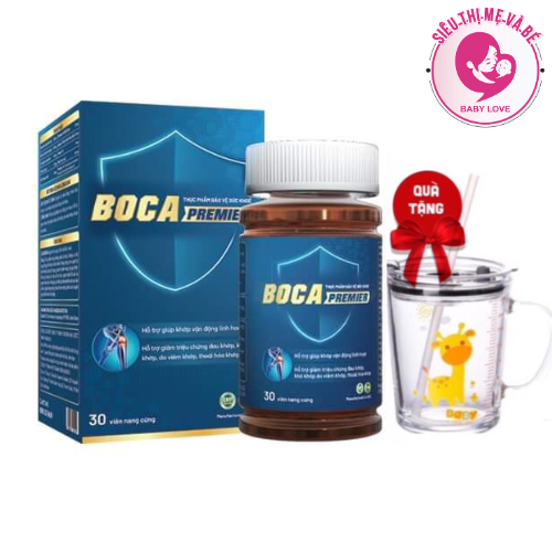 Viên uống Boca Premier - hỗ trợ xương khớp, vận động linh hoạt hộp 30 viên