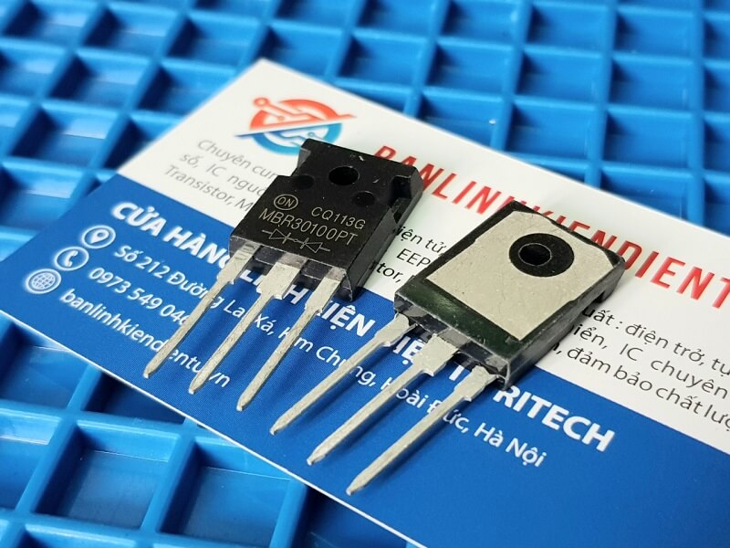 Mbr30100pt diode schottky to-247 30a 100v