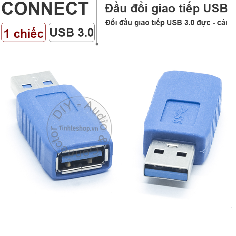 1 chiếc - Đầu đổi USB 3.0 đực sang cái bẻ góc 90 độ - USB 3.0 AM-AF bẻ góc trên
