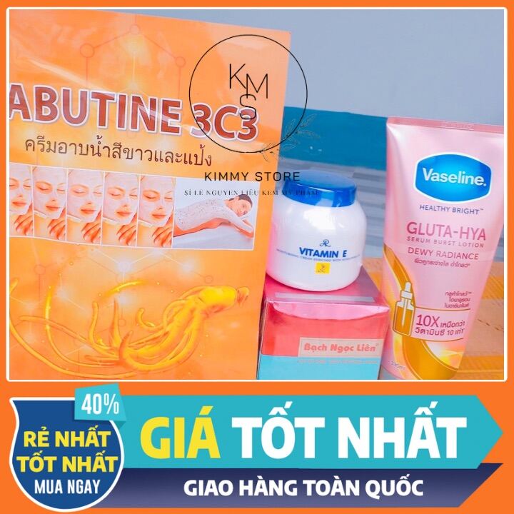 Combo kem bạch ngọc liên và Abutine 3C3