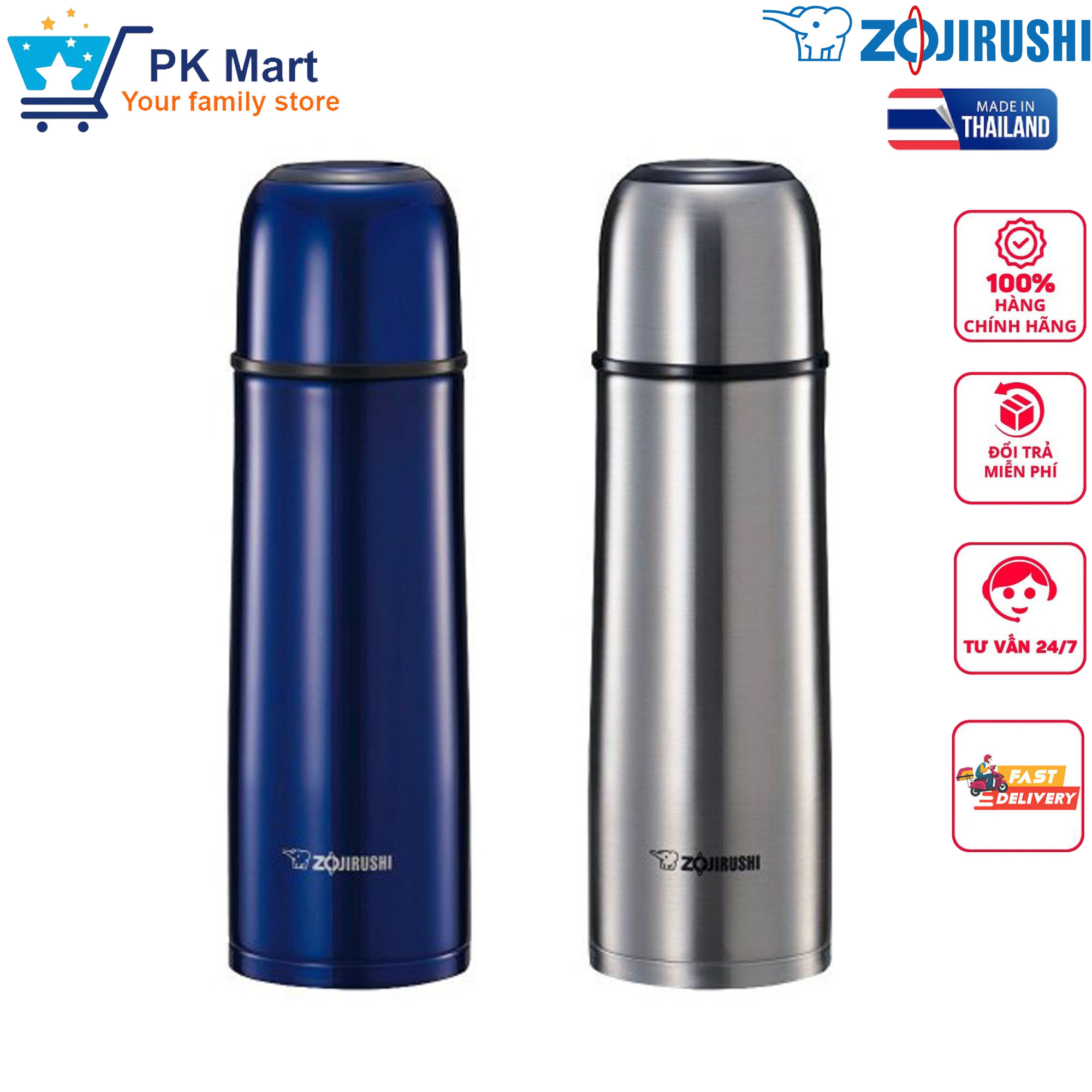 Bình nước giữ nhiệt Thái Lan Zojirushi SV-GR50 dung tích 0,5 lít