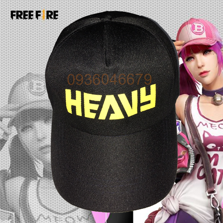 Nón Free Fire Team HEAVY - Mũ Free Fire Team HEAVY Hot Trend