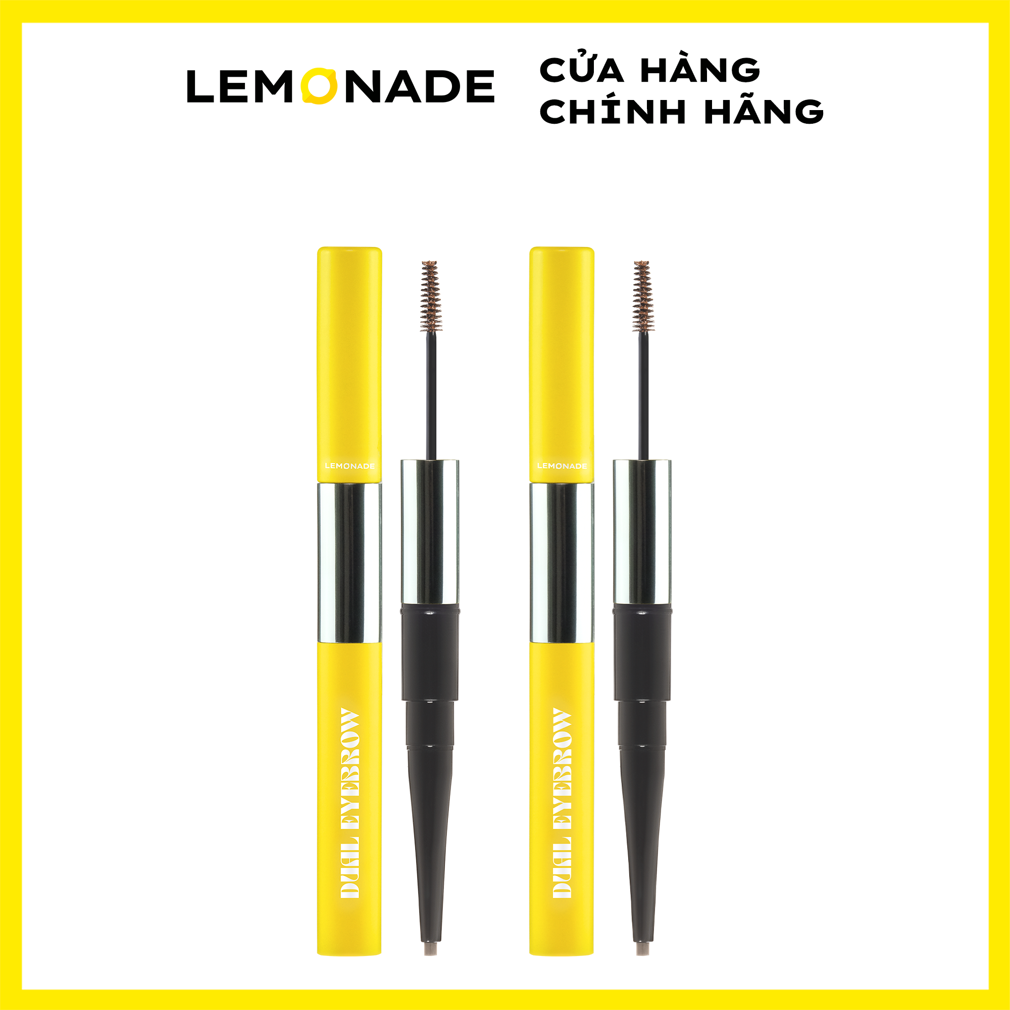 Combo 2 chì kẻ mày 2 đầu lemonade want it got it dual eyebrow 2.75gx2