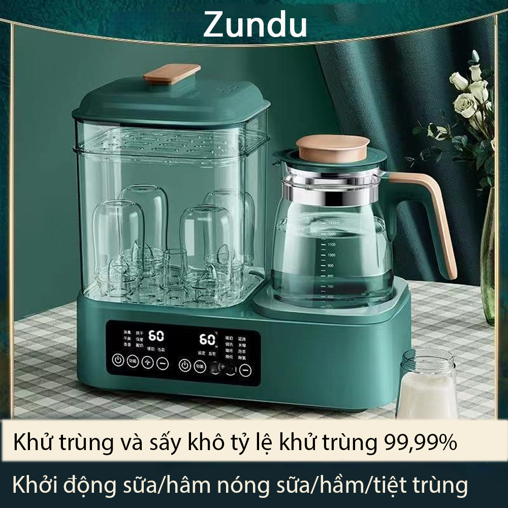 Máy tiệt trùng bình sữa đa năng, đun nước ở nhiệt độ không đổi để pha sữa, đun nước, pha trà