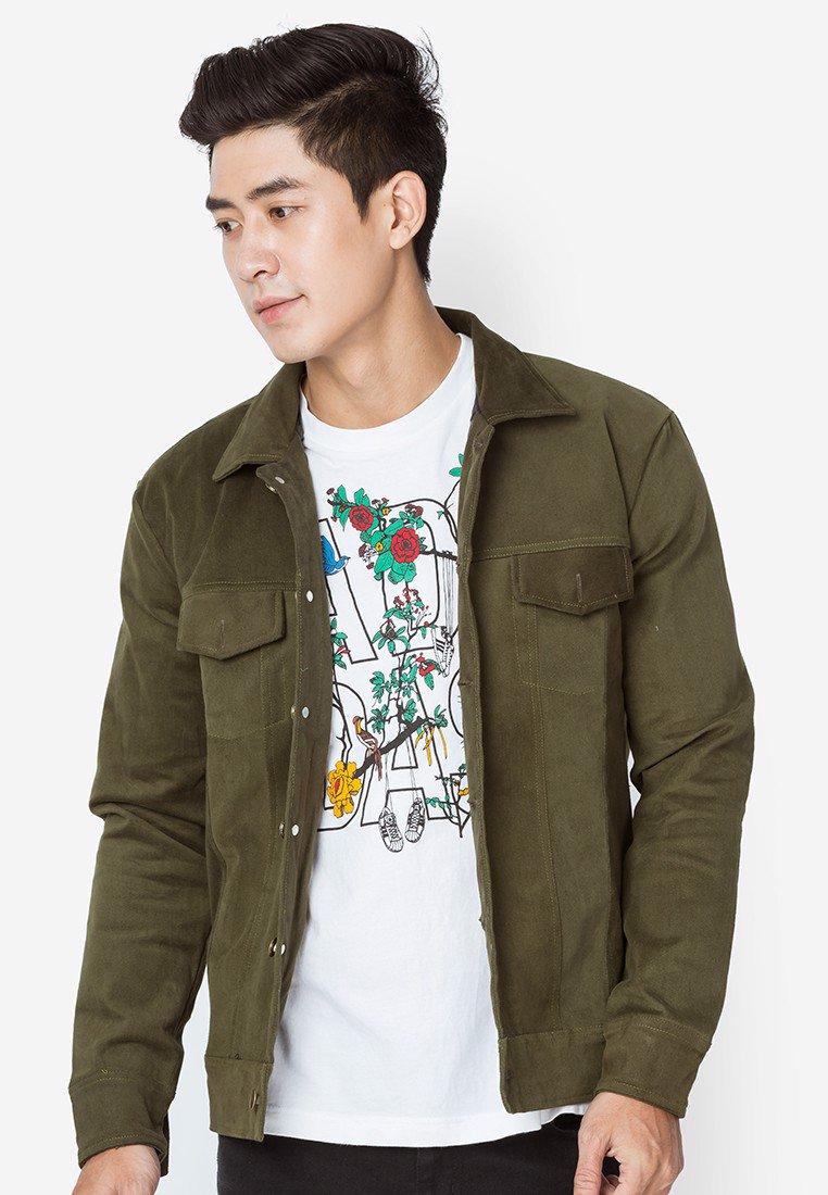 Áo khoác nam Kaki Jean (XANH RÊU) AKN259R
