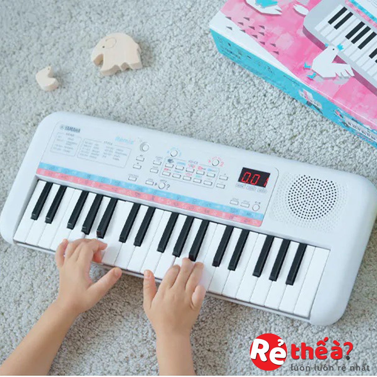 Đàn Organ Mini Yamaha PSS-E30 - Phím Cảm Ứng Lực Flexible âm thanh tự nhiên và chân thật có độ bền cao dễ dàng sử dụng cho người mới bắt đầu tập chơi