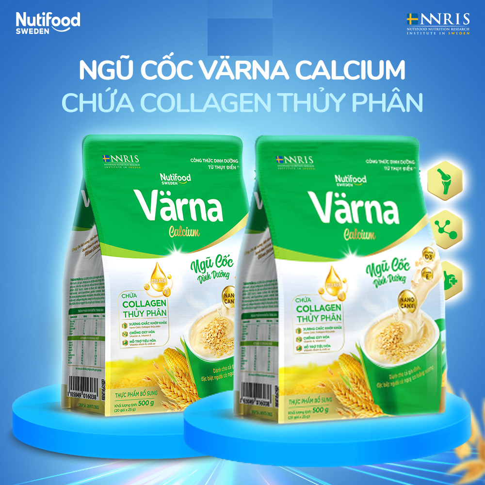 Combo 02 Túi Ngũ Cốc Dinh Dưỡng Värna Calcium 500g - Thương Hiệu NUTIFOOD